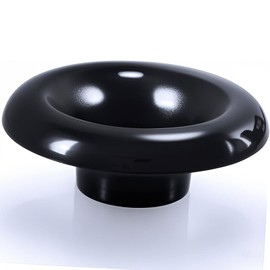 AICARS Velocity Stack Adapter, Aluminum Decorative Air Intake Turbo Guard 3 Inch Air Inlet Stack- Black