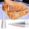 AMBESTAR Large Cream Horn Molds 5-inch, 16 PCS Cream Horns