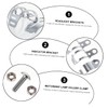 Ciieeo 2 Pcs Turn Signal Bracket for Motorcycle Forks Durable
