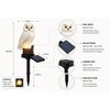 Solar Owl Garden Light for Outdoor Décor – IP65 Waterproof