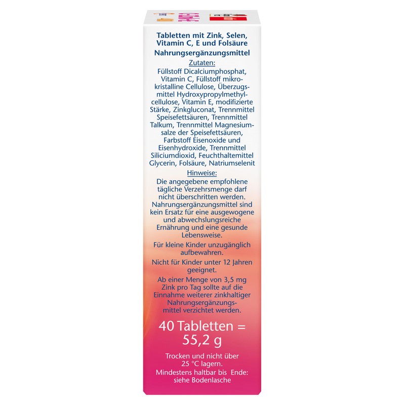 Doppelherz C + Zinc + E 400 DEPOT Tablets -