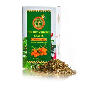 Sea Buckthorn Leaf, Wild Harvested, Premium Quality, 2.65 OZ (75 Grams) – Herbal Tea