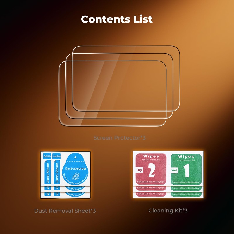 K&F CONCEPT 3Pack Screen Protector Compatible with Insta360 GO Ultra,