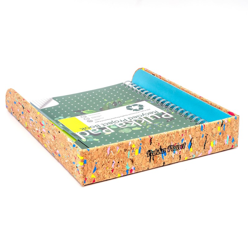 Pukka Planet Cork A4 Letter Tray Organizer – Made from