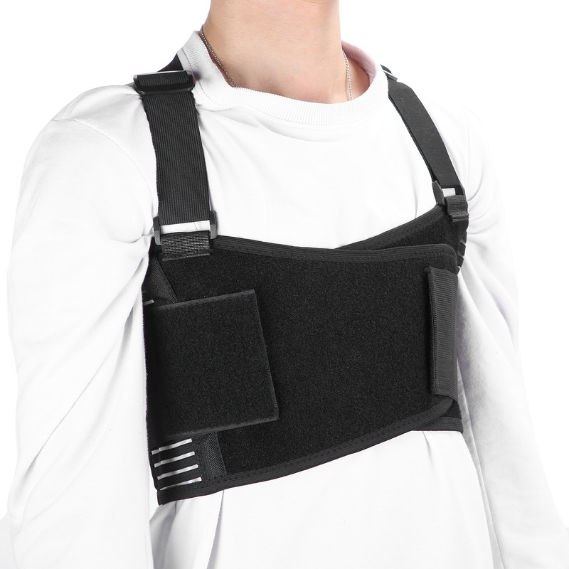 Rib Fracture Support Brace Breathable Adjustable Chest Lumbar Protector Strap