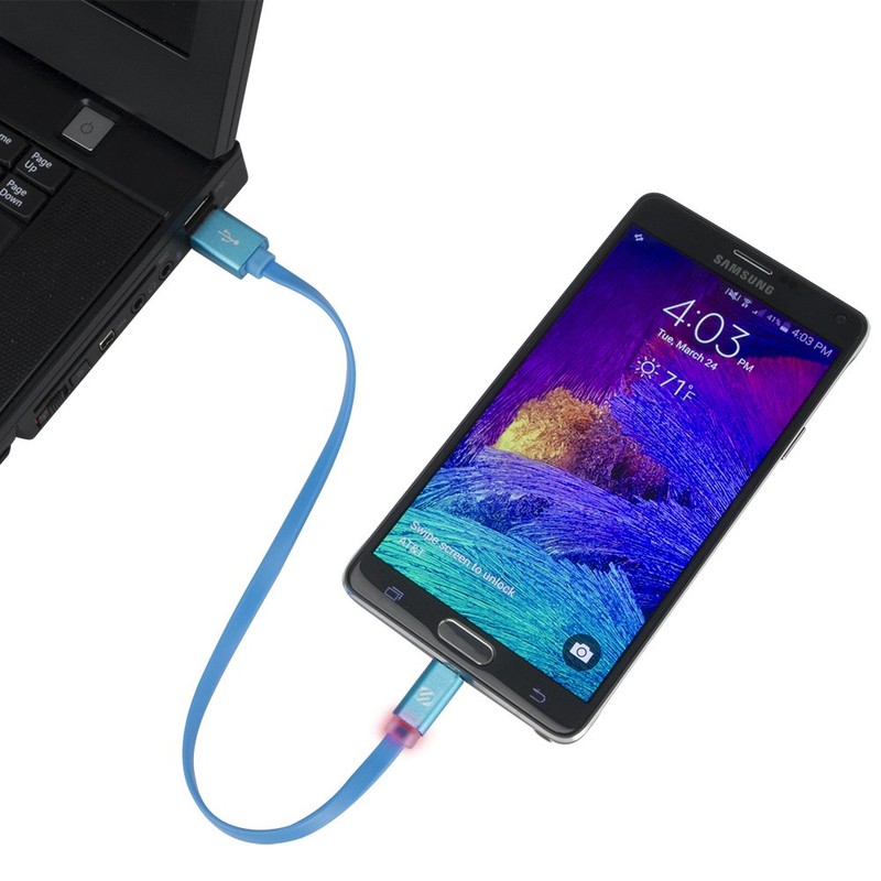 SCOSCHE Micro USB Data Cable for Universal/Smartphones - Retail Packaging