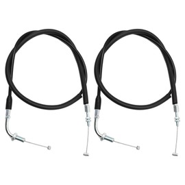 Anxingo 2 Pcs 17920-MEG-000 Push Pull Throttle Cable, Replacement for Honda Shadow Aero 750 VT750C 2004 2005 2006 2007 2008 2009 Shadow Aero 750 VT750CA 2009, Replaces 17910-MEG-000