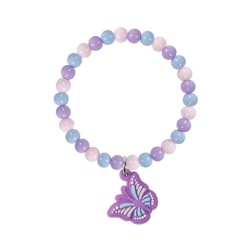 Tikkers Girl's Purple Unicorn and Butterfly Watch, Bracelet and Purse