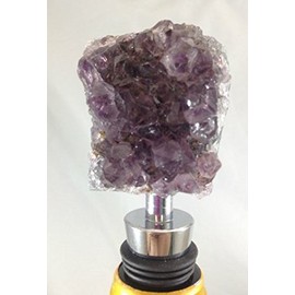 Natural Selections Wine Bottle Stopper, Amethyst Clusters, , Multicolor