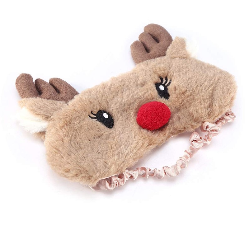 Fdit Sleep Mask 5 Colors Soft Soft Eye Mask Christmas