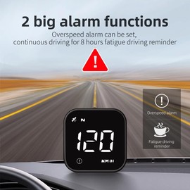 Peakloong G4 Head-Up Display LED Auto Speedometer Smart Digital Alarm Reminder GPS for HUD Car Accessories