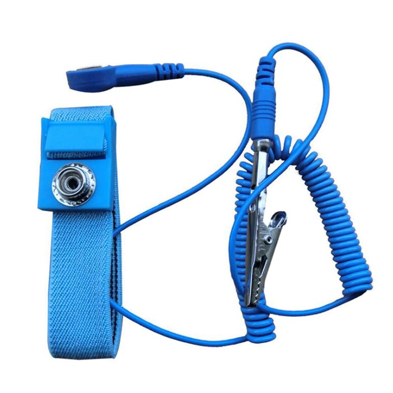 HiLetgo 5pcs Anti Static Wrist Strap ESD with Clip Discharge