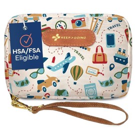 KEEP>GOING Travel GoKit - First Aid Kit with Essential Supplies for Travel:_Seafoam Green