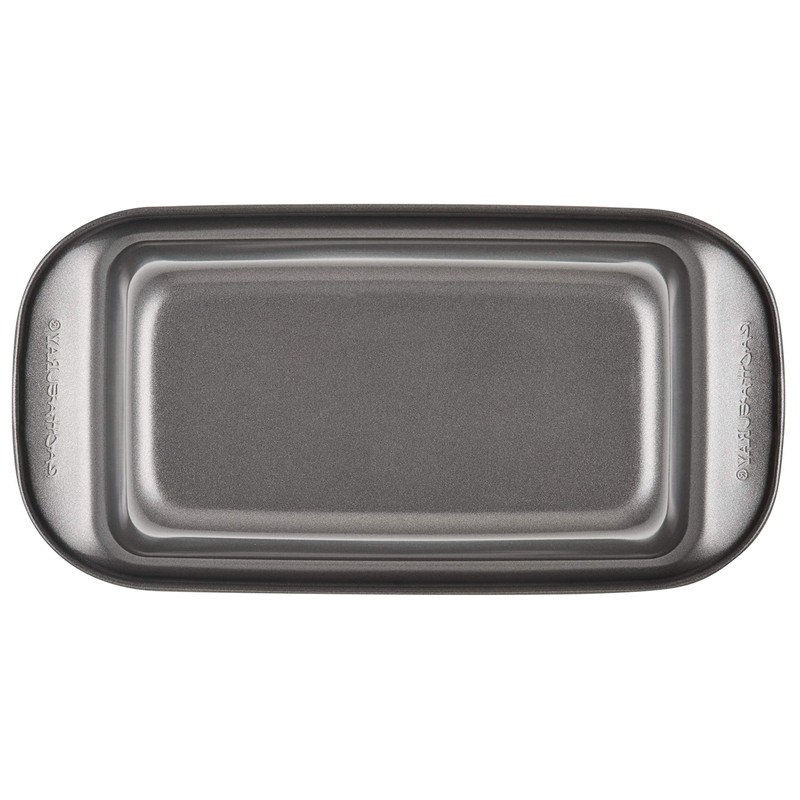 Rachael Ray Bakeware Meatloaf/Nonstick Baking Loaf Pan with Insert, 9