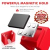 Wall-Mounted Magnetic Ratchet Set, 3-Pack, 1/4", 3/8", 1/2" Holders