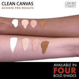 Gerard Cosmetics Clean Canvas Medium Eye Concealer and Base Smudge Proof | Makeup Primer and Eyeshadow Base | Made in the USA | Vegan Formula | Cruelty Free