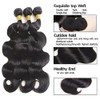 Tuheerst Real Hair Wefts Human Hair Bundles Natural Black Human
