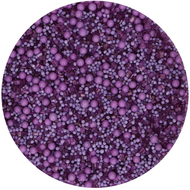 FunCakes Sprinkle Medley Purple, Viola: Decorazioni di Zucchero, Sapore Delizioso,