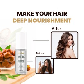 Dao Hair Luxury Blend Hair Oil, Argan and Jojoba Oils, Nourishing, Smoothing, Repairing, Organic, All Hair Types 1.01oz.