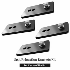 AC-MTORC Seat Relocation Brackets Kit for Camaro/Firebird 1967-2002 (A Set of Four Brackets, Including Hardware for 1.5-2" Extension)