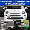 No Drill Front License Frame Compatible with Fiat 124 Spider