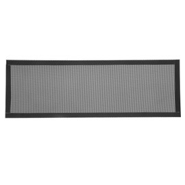 sourcing map 3PCS PC Dust Filter, 360mmx120mm PVC Computer Case Cooler Dustproof Mesh Cover Fan Grills for Computer Chassis Speaker, Black