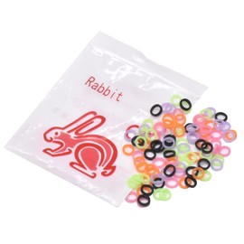 RZJZGZ 2 Packs (200Pcs) Orthodontic Elastic Bands, Teeth Gap Dental Orthodontic Elastics Braces, Latex Rubber Bands for Braces 4.5oz (3/16Inch)