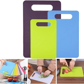 Copper Top - Professional Chopping Board [Set of 3] - Corrosion Resistant, Colour Coded Cutting Board | Kitchen Equipment & Tools (Dish Washer Friendly)