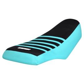 Kawasaki Tecate KXT 250 ATC Seat Gripper Cover 1984 1985 Teal/BLK/Teal Rib #280