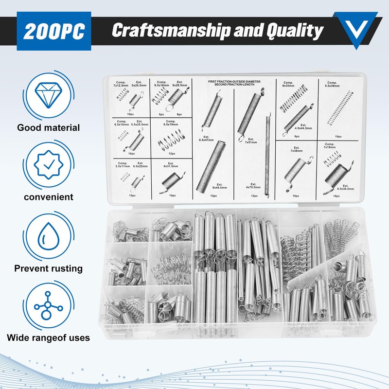 Industrial & Scientific Power Transmission Products Springs Compression,Spring Sorting Kit