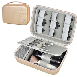 Boobowl-Bolsa de accesorios de peluquería para cortadoras y suministros, caja para cortadoras de cabello para hombres, soporte de almacenamiento portátil para cortadoras de cabello, kit de cuidado per