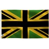 3x5 Foot Jamaican Union Jack UK Style Flag: Single Sided