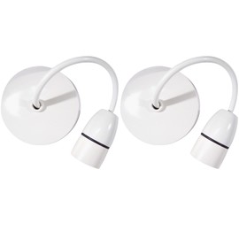 Ceiling Pendant Light Fitting 6 Inch Ceiling Lights Vintage Hanging Light Plastic Lamp Hanging Light for Bed Room, Living Room, Dinning Room and Home Decor (Pack of 2)