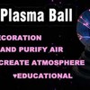 3 Inch USB Base Glass Electrostatic Ball Ion Ball Colorful