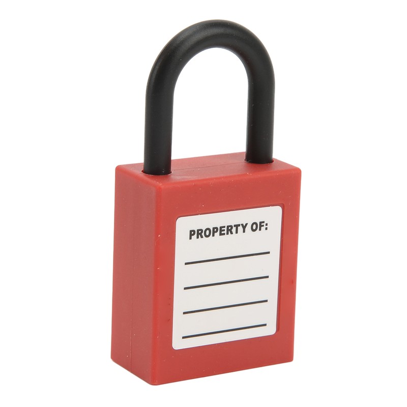 Lock Circuit Breaker Lockout Alloy Serrated Nylon Padlock 25mm Lockhole