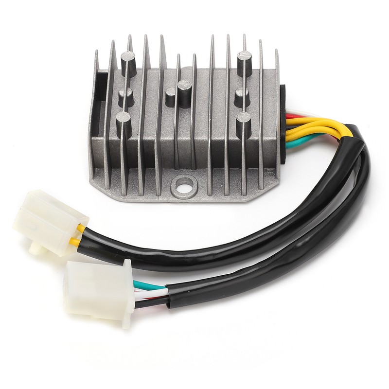 Voltage Regulator Rectifier 7 Wires DualPlug Aluminum Alloy ABS for