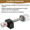 Shaft Coupling 6.35 mm to 10 mm Waves Flexible Elastic