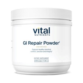 Vital Nutrients Vital Nutrients GI Repair Powder | Leaky Gut Powder with L Glutamine and Zinc | Digestive Enzyme Supplement to Support Gut Health and Digestion | Gluten Free | 40 Servings