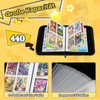 LANFROM Trading Card Album for Poken, 400 Pockets Scrapbook for