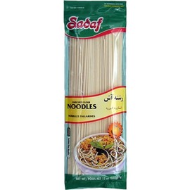 Sadaf Ash Resteh Noodles 12 oz - Enriched Wheat Flour Noodles - Perfect for Persian and Asian dishes (1)