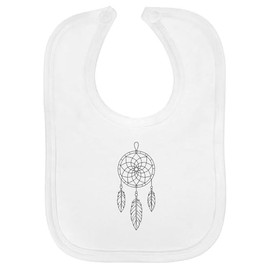 Azeeda 'Dream Catcher' Soft Cotton Baby Bib (BI00064544)