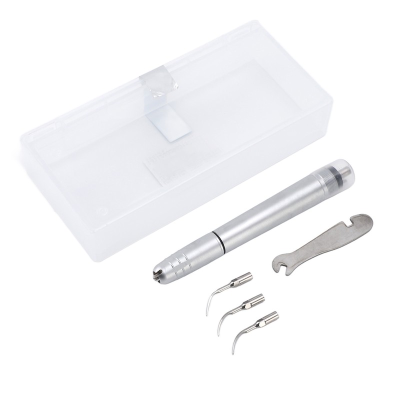 Ultrasound Pneumatic Descaler 4 Holes Tartar Calculus Remover Electric Oral