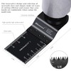 Bionso 120PCS Oscillating Tool Blade, Professional Universal Titanium Multitool Blades