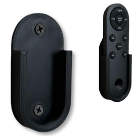 Remote Control Wall Mount Holder for Addlon String Lights, Black