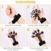 Finger Strengthener Extension Exerciser Stretcher, Strength Adjustment Finger Resistance Bands
