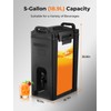Insulated Beverage Dispenser 5-Gallon, Ice and Hot Drink Server with