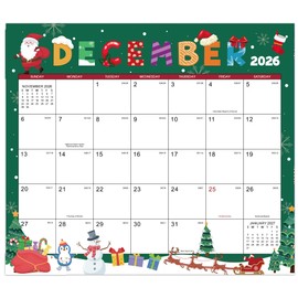 2026-2027 Magnetic Calendar for Fridge, 13" × 11.2", 2026-2027 Magnetic Calendar, July 2026 - December 2027, Perfect for Planning, 12 Topics (Festival)