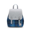 SNOW PAW Harris Tweed® Jura Backpack, Blue Tartan