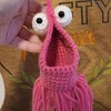 Crochet Yip Yip Mini Hanging Basket by Crafty Mama, Decorative,