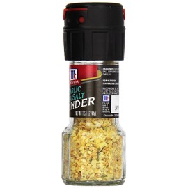 McCormick Garlic Sea Salt Grinder, 1.58 oz (Pack of 6)